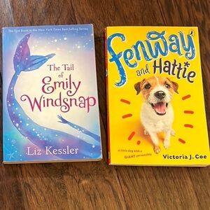 Set of 2 chapter books for children ages 8-12 about mermaids & little dogs​